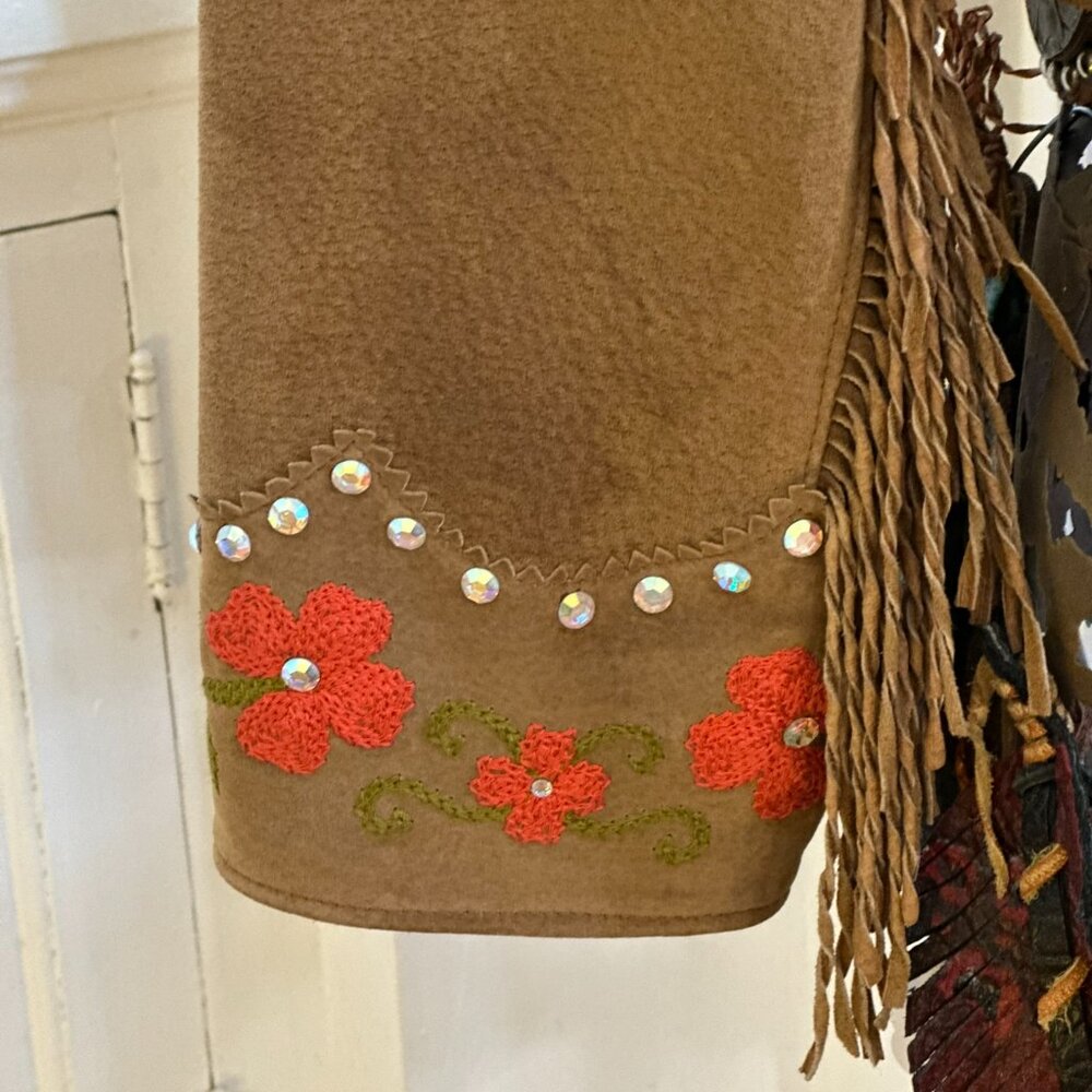Double D Ranch Fringed Suede Jacket S - Picture 5 of 7